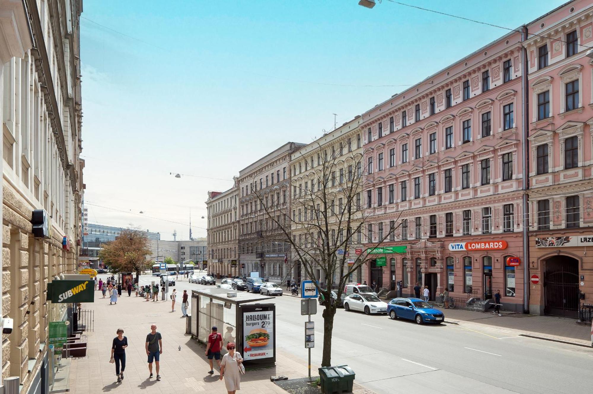 Lovely Studio Apartment In The Heart Of Riga Luaran gambar